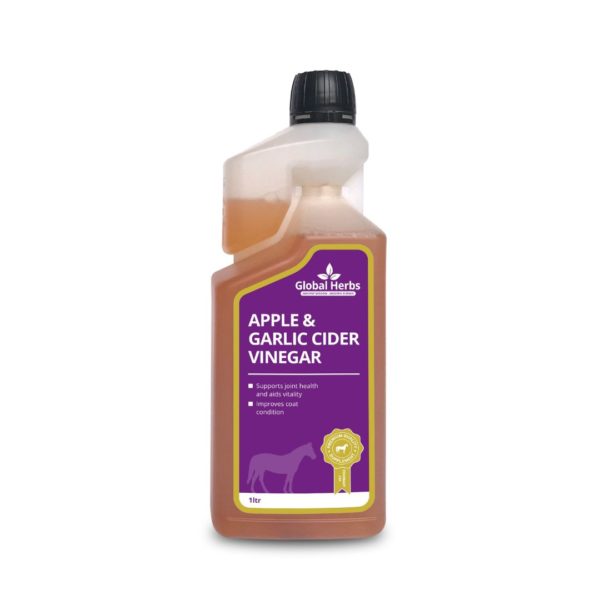 Global Herbs Apple & Garlic Cider Vinegar 1Lt