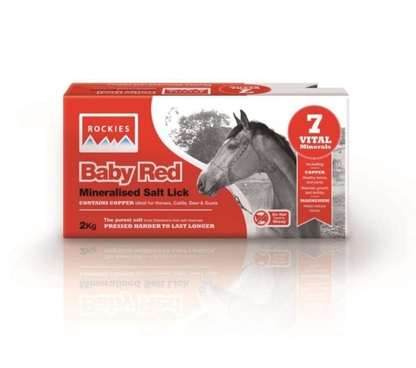 Rockies Baby Mineralised Salt Lick Red 2kg