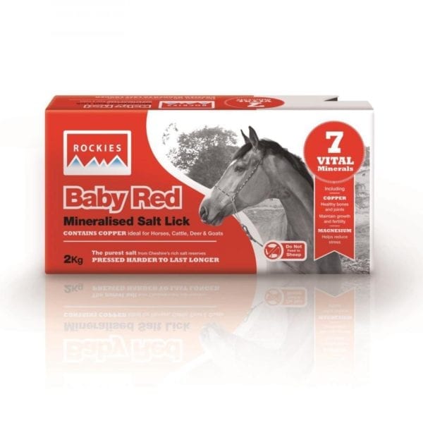 Rockies Baby Mineralised Salt Lick Red 2kg