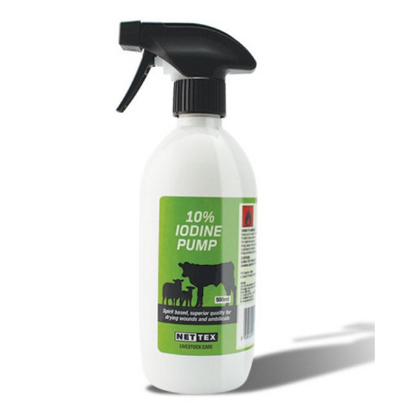 Nettex 10% Iodine Pump 500ml