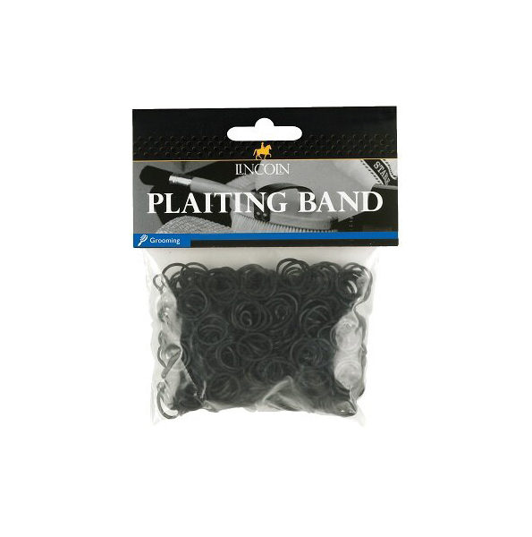 Lincoln Silcone Plaiting Band Black 500