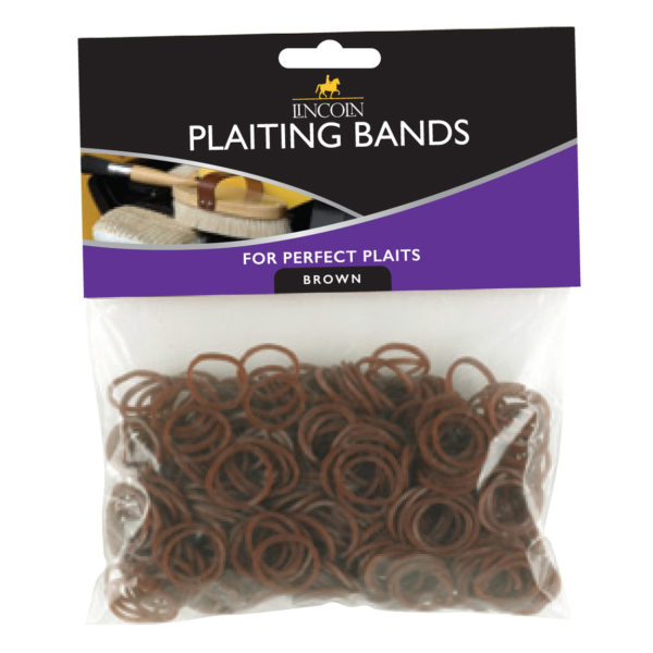 Lincoln Silicone Plaiting Band Brown 500