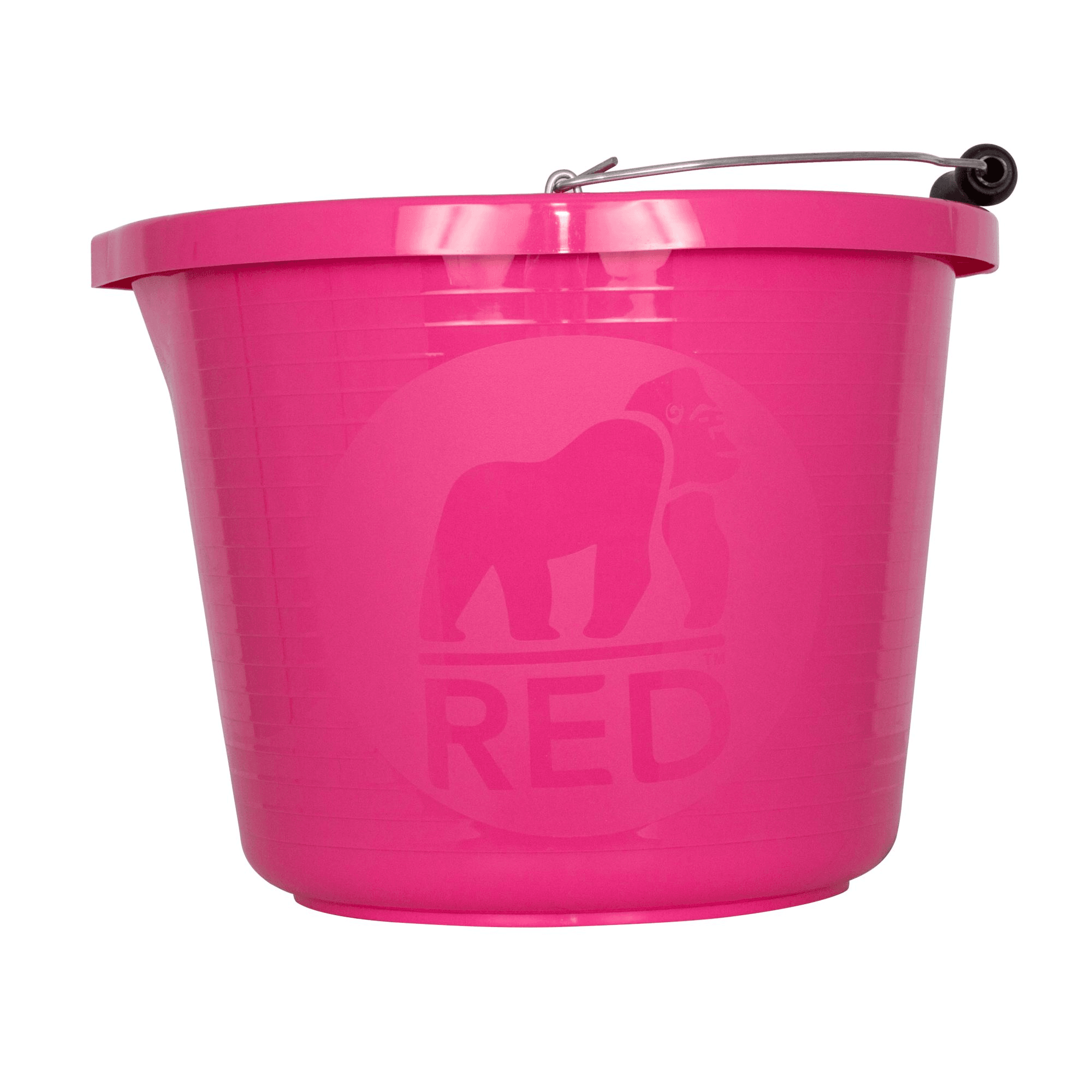 Red Gorilla Premium Bucket Pink • The Feed Shed
