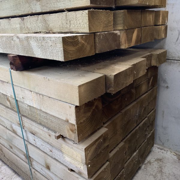 Soft Wood Green Treated Sleepers