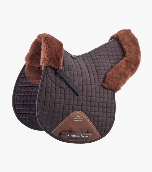 Premier Equine Merino Wool GP/Jump Numnah Brown