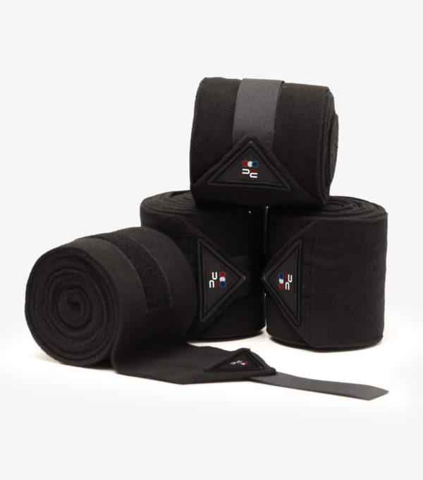 Premier Equine Black Bandages