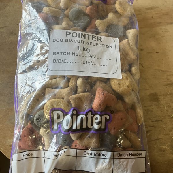 Pointer Mixed Dog Biscuits 1kg