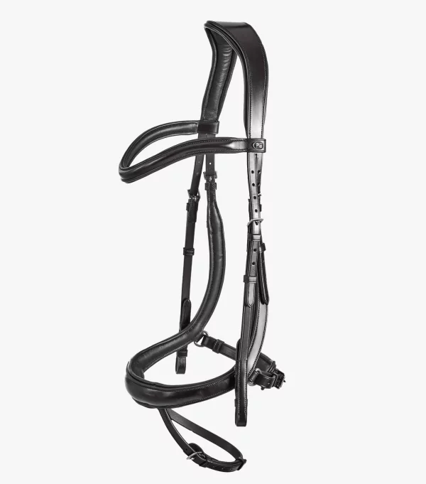 Premier Equine Rizzo Anatomic Snaffle Bridle with Flash - Image 4