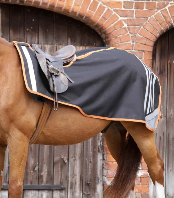 Premier Equine Stratus Horse Exercise Sheet Orange/Black - Image 5